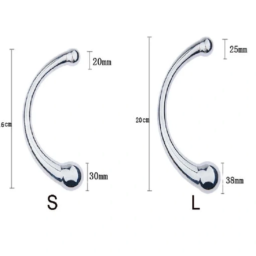 Stainless 5858 Anal Hook Elegant Ended Double Steel 0919